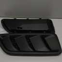 MOTOKU Driver and Passenger Side Hood Vent Bezel for Jeep Wrangler Gladiator 2018-2024