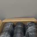 Riakrum 18 Pcs Heated Snow Melting Mats Outdoor, 10 x 30 in Winter Anti-Slip Heated Rubber Mat for Walkways Decks and Sidewalks, Electric Snow and Ice Melting Pads Connection with 9.84 ft Power Cord