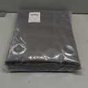 NICETOWN Grey Blackout Patio Sliding Door Curtains 84 inch Length, Grommet Room Divider Thermal Insulated Curtain Drapes for French Door/Living Room (Gray, W100 x L84, 1 Panel)