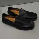 Go Tour Men's Premium Genuine Leather Casual Slip on Loafers Breathable Driving Shoes Fashion Slipper (9.5)