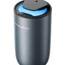 Waterless Diffuser for Essential Oil, Smart Car Air Freshener Diffuser with 3 Mist Grades & 3 LED Light Colors, Auto On/Off, Rechargeable Scent Air Machine