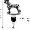 Boston Terrier Wine Bottle Stopper, Boston Terrier Gifts, Christmas Birthday Gifts for Women Men Dog Lovers, Wine Stopper for Wine Champagne