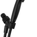 Delta Faucet ProClean Matte Black Shower Head with Handheld, Showerhead with High Pressure Spray, Handheld Shower Head, 6 Spray Settings, Matte Black 75740BL