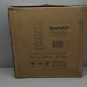 SpaceAid 7 Tier Rotating Shoe Rack Tower, Spinning Shoe Display Lazy Susan, Revolving 360 Shoe Rack Storage Round Carousel, Vertical Handbag Rotate Shoes Closet Organization (7-Tier White)