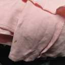 Glampunch Off Shoulders Maternity Dress Long Sleeve Ruched Maternity Gown Baby Shower Photography Pregnant Dress (Pink, S)