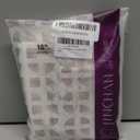 jinchan Linen Valance with Lace Trim Farmhouse Rustic Valance Curtain for Window 16 Inch Small Window Treatment for Living Room Dining Room Semi Sheer Light Filtering Rod Pocket 1 Panel Off White