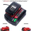 CMCB104 Replacement for Craftsman 20V Max Battery Charger, Compatible with V20 Lithium Batteries CMCB101 CMCB204 CMCB202 CMCB201 CMCB209 CMCB205 CMCB102 CMCB100 Power Tool