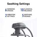 Graco DuetSoothe 2 in 1 Portable Baby Swing & Baby Rocker, Multi Direction, Vibration, Winslet