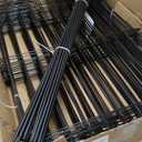 25 Panels No Dig Decorative Garden Fence, 32in(H) X 50ft(L) Tall Dog Fence Outdoor for Yard, Rustproof Metal Wire Garden Fencing Animal Barrier with Ground Stakes, Temporary Fencing for Patio Outdoor