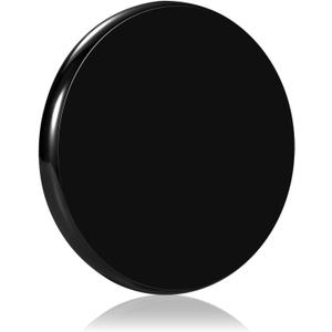 Optical Glass Spinning Top Base, Double Concave Crystal, Diameter 4.72"(120mm), Thicker 0.55"(14mm), Smoother Low Friction Helps Extend Spin Time, Impact-Resistant (L, Black)