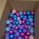 STARBOLO Ball Pit Balls for Toddlers Phthalate Free BPA Free Non-Toxic Crush Proof Play Balls for Toddlers Kids Pool Playhouse Pack of 100 200 500 (Pearl 5 colors)