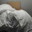 Litanika King Size Comforter Set Beige, 3 Pieces Cream Tufted Boho Farmhouse Bedding Comforter Sets, Lightweight Fluffy Comforter Bed Set for All Season (104x90In Comforter and 2 Pillowcases) (King (104"x90"), 01 - Beige)