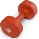 Marcy Neoprene Dumbbell, Single Piece, 20-lb, Terracotta