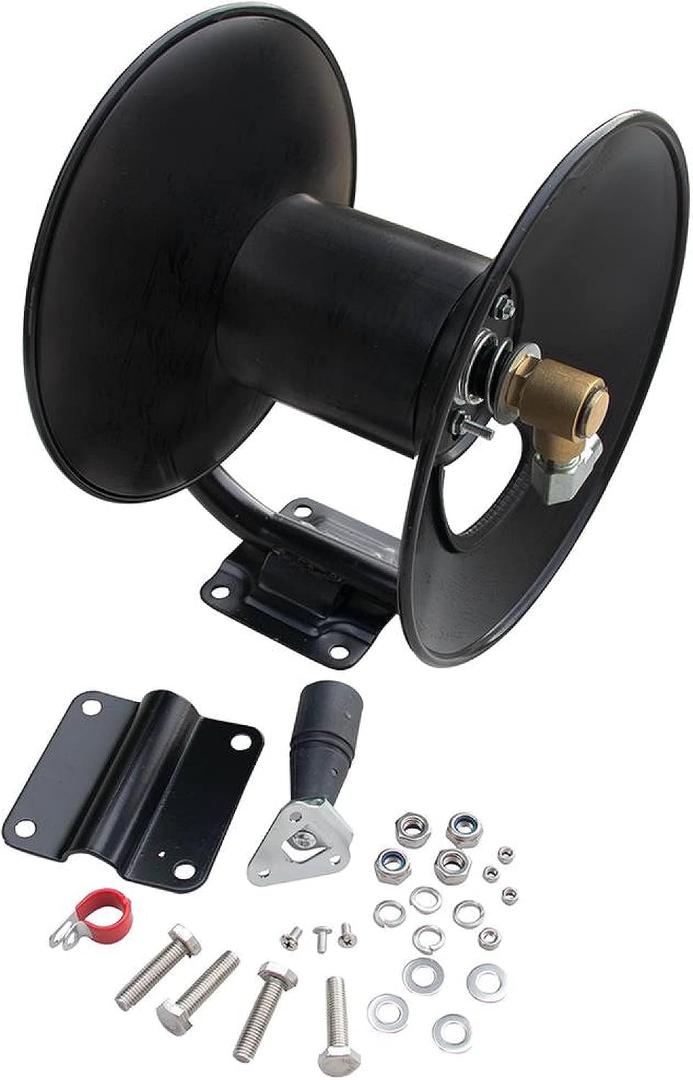 New Stens Hose Reel 758-740 4000 PSI Max 3/8 Inlet, Black