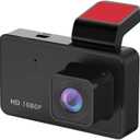 3-Inch 1080P HD Dash Cam for Cars, Wide-Angle Driving Recorder with Night Vision, Loop Recording (Black & Red)