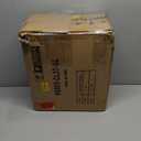 GREENSTELL Small Vanity Stool Chair with Storage and Folding Back, 13.4" x 15" x 30" Square Faux Fur Soft Ottoman, 4 Metal Legs with AntiSlip Feet, Furry Padded Seat for Makeup, Bedroom, Camel