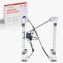 Rear Left Driver Side Power Window Regulator with Motor Replacement for Ford F-150 Lobo 2004-2008 Lincoln Mark LT 2006-2008 Crew Cab Pickup, 741-968