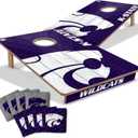 YouTheFan NCAA 2 x 3 Wood Cornhole Game with Logo Bags (Kansas State Wildcats)