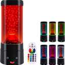 Volcano lamp for Adults, LED Multi-Color Changing Lamps Novelty Night Light Mood Table Lamp for Home Bedroom Office Desktop Decoration (Red)