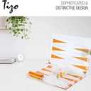 Tizo Design 18" Lucite Backgammon Orange Set, Orange, One Size