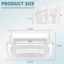 240324502 Refrigerator Door Bin-2Packs lfss2312tf0 Door Bin Compatible for Cros.ley,Frigi.daire,Ken.more Refrigerator Door Shelf bin/240324502/Refrigerator Door Bin -MIFLUS