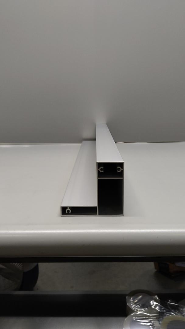 Metal piece 22 11/16th" x 3 1/8" ( Silver )