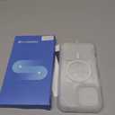 seacosmo for iPhone 16 Pro Max Case for Women, Full Body with Built-in Privacy Screen and Camera Lens Protector, Anti-Yellowing, Compatible with MagSafe, Shockproof Cute Girl Case, 6.9", Clear Glitter