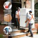 Shoulder Dolly Moving Straps, 2-Person Lifting and Moving System with Thickened Pads, Adjustable Furniture Lifting Straps for Moving Appliances Mattresses Moving Straps for Lifting up to 800lbs