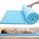 72 * 24 * 1.2inch Egg Crate Foam Pad Cuttable Egg Carton Foam Padding for Support, Air Circulation, Pressure Relief Weight Distribution,Blue