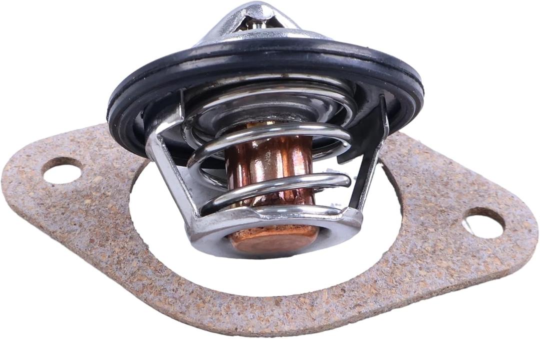 71C 160F Thermostat SBA145206020 83920280 with Gasket Seal Compatible with Ford New Holland 1510 1710 1110 1210 1310 1720 1920 1320 1520 1620 1715 3415 Tractors