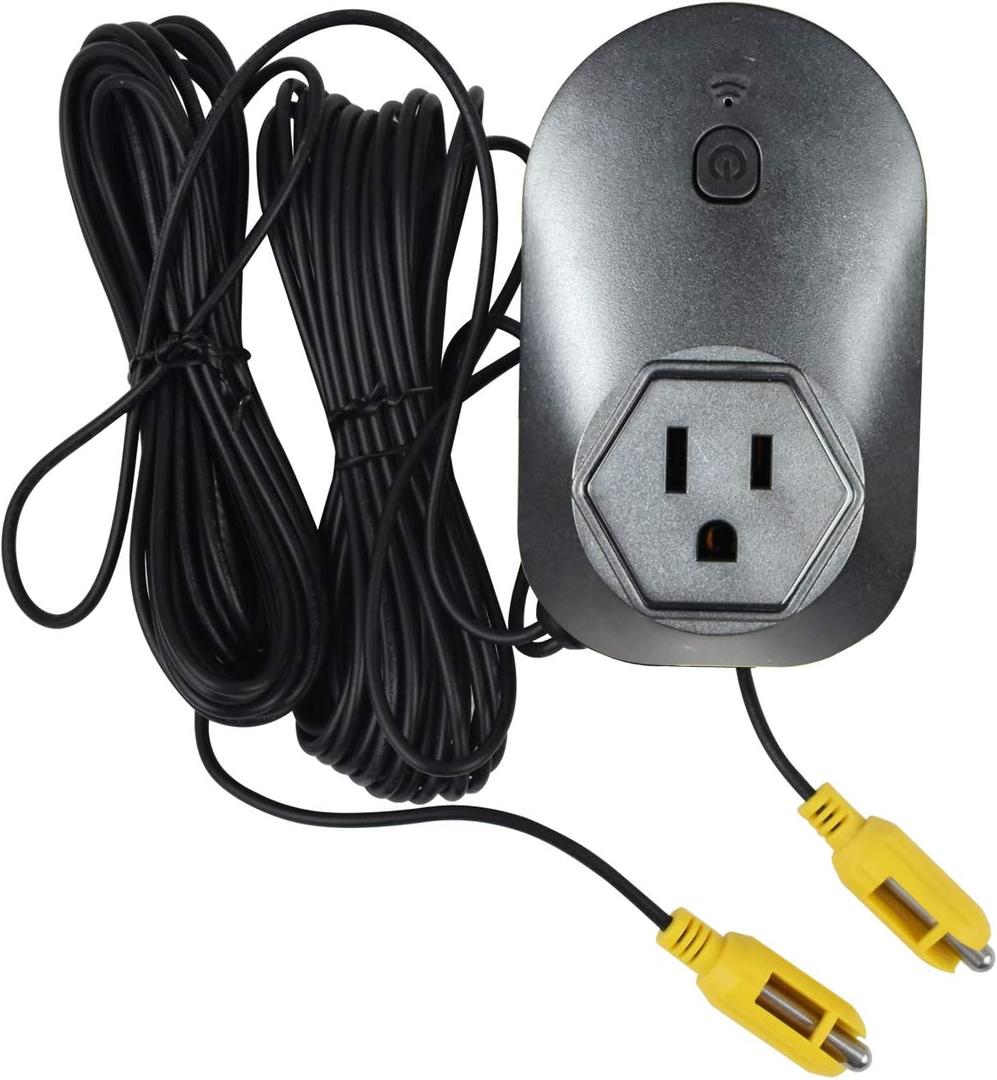 Briidea Hi-Lo Sump Pump Controller with Dual Float Switch and Overload Protection(Black)