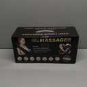 Neck Massager with Heat, Back Massager Deep Tissue, Electric 3D Kneading Massage Pillow for Pain Shiatsu Back and Shoulder Massager, Birthday Christmas Gift for Women Men Dad Mom (Black-button)