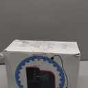 JLoibao Weighted Hula Circle with 24/26 Links(51-56 Inch) for Adults Weight Loss, Infinity Fitness Hoop Plus Size, for Women Smart Exercise Equipment (Cyan)