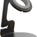 Watch Charger Stand for Apple Watch, Durable Aluminum Alloy Magnetic Smartwatch Charger Stand Holder Compatible with Apple Watch Series 10/9/8/7/6/5/4/3/2/1, Series SE, Series Ultra (Black)