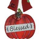 YEAHOME Thanksgiving Decorations Outdoor, Metal Scarecrow Pumpkin Decorative Garden Stakesfor Thanksgiving Decor, Welcome Yard Signs for Outside Home Garden Lawn Porch Fall Decorations