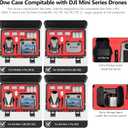 STARTRC Waterproof Hard Carrying Case for DJI Mini 3/4 Pro Fly More Combo, Travel Case for DJI Mini 3 Drone, RC2/RC-N3 Controller,7 Batteries, Other Accessories