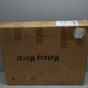 Hollywood Vanity Mirror with Lights, 23"x18" Lighted Makeup Mirror for Desk/Wall Mount with 15 Led Bulbs, 3 Lighting Modes for College Dorm, Bedroom & Dressing Room (White)