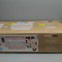 Baby Delight Lunaire Full Size Crib | Breathable Mesh Baby Crib | Tool-Free Assembly Baby Bed | 100% GOTS Certified Organic Cotton Fabric | Organic Rose