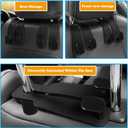 2 x Car Hooks for Headrest,2 Pack Car Seat Headrest Hooks,Car Seat Back Storage Hook,Car Seat Hooks for Purses and Bag,Purse Holder for Car(Black)