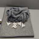 Under Desk Leg Warmer with Blanket, Foldable Space Heater with Timer & Thermostat, Electric Portable Leg Heater for Indoor Use, Quiet & Small Space Foot Warmer for Office & Home, 4-Fold