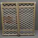 Toddleroo by North States - Diamond Mesh Wooden Baby Gate: Pressure Mounted Baby Gate for Doorways - Adjustable 26.5 to 42 Inches Wide - 23 Inches Tall