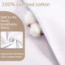 SHENLIU 10 Yards White Cotton Fabric, Natural 100% Cotton Poplin Fabric by The Yard, 59 Inches Wide Bleached Muslin Linen Fabrics Material for Sewing Apparel Cloth Soft Embroidery Quilting(10 Yards)