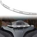 Stainless Steel Slotted Windshield Trim for Harley Street Glide Electra Glide Ultra Classic CVO 2014-2023 Accessories
