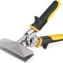 HURRICANE Sheet Metal Hand Seamer, 6 Inch Straight Jaw Bender Tools for Flattening Metal, Bending Pliers with Ergonomic TyreGrip Handle