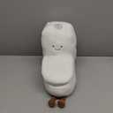 Funny Toilet Bowl Plush Toy, Soft Toilet Bowl Shaped Pillow for Couch, Novelty Stuffed Plush Pillow Fun Gift for Kids, Boys,Girls