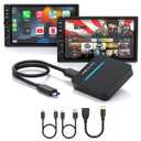 Car TV Mate Pro & Wireless CarPlay HDMI Multimedia Adapter, 2025 New Fire TV Stick Converter for Screen Throwers/ Game Machine/ Set-top Box, CarPlay Adapter Support OEM Wired CarPlay Cars from 2016