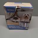 PEKTACO Stainless Steel Cat Water Fountain, 3.2L/108oz Cat Water Dispenser with Ultra-Quiet Water Pump and Water-Level Window, Dishwasher Safe Pet Drinking Fountain for Cats & Small Dogs