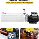 Mophorn Hydraulic Pump 6 Quart Car Lift Hydraulic Power Unit Hydraulic Power Pack 220V 3HP 2750 PSI for Two and Four Post Lift Auto Hoist Car Lift with 6L Plastic Reservoir
