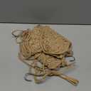 Shappy 2 Pack Jute Crochet Long Plant Hanger for 3 Inch to 12 Inch Pots, Macrame Plant Holder Rope with S Shaped Hooks for Halloween Home Decor (Brown)