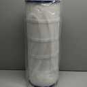 Pool Filter Cartridge, Compatible with Hayward C1200, CX1200RE, Pleatco PA120, Unicel C-8412, Trilobal Filtration Fabric, 125 Sq.ft, 23 1/4" Length, 8 15/16" Diameter, Residential Pools Filter, 1 Pack